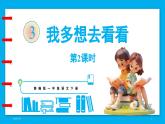 统编版(2024)语文一年级下册--3《我多想去看看》第2课时（课件）