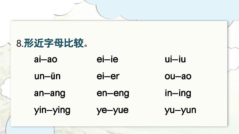 2024-2025学年一年级上学期语文第三单元期末复习PPT课件（统编版）第7页