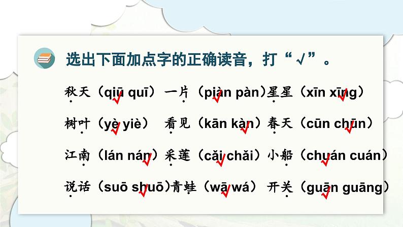 2024-2025学年一年级上学期语文第四单元期末复习PPT课件（统编版）第3页