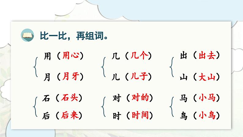 2024-2025学年一年级上学期语文第八单元期末复习PPT课件（统编版）第8页