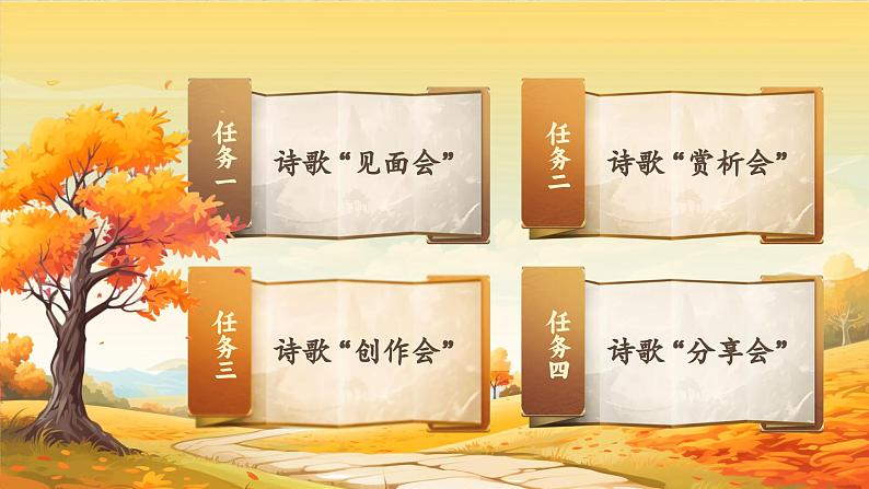 部编版2025春四年级下册语文3.单元导读 《轻叩诗歌大门，乘诗歌之翼，助童心飞扬》 课件第3页