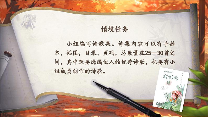 部编版2025春四年级下册语文3.单元导读 《轻叩诗歌大门，乘诗歌之翼，助童心飞扬》 课件第8页