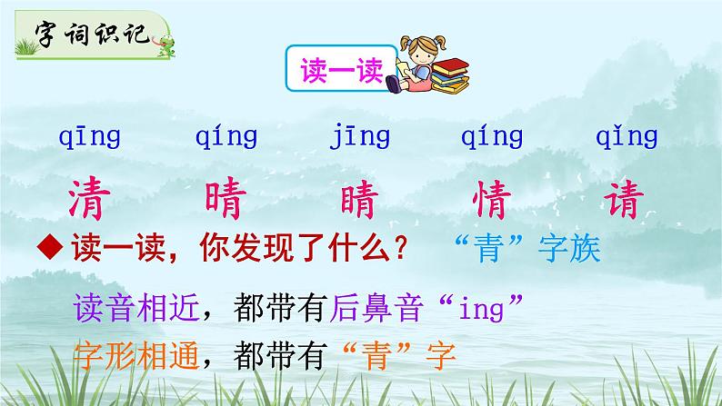 识字3 小青蛙（课件）第6页