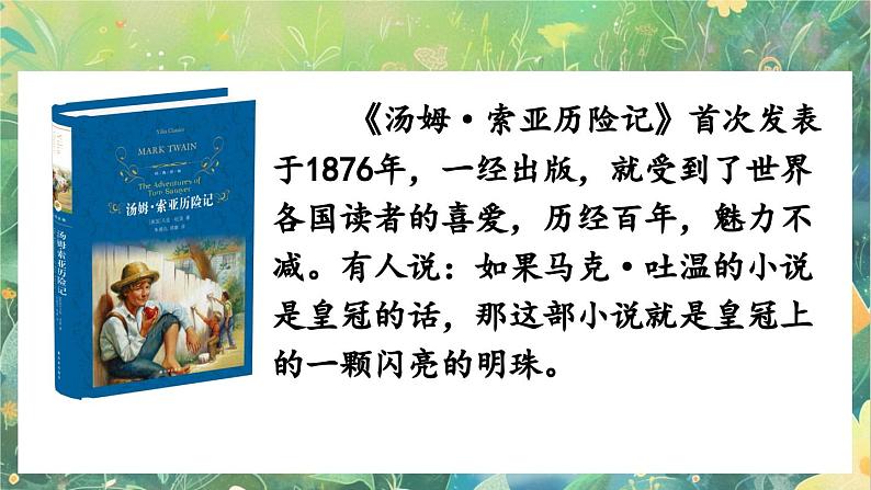 【核心素养】部编版小学语文六年级下册7 汤姆·索亚历险记（节选）-课件第4页