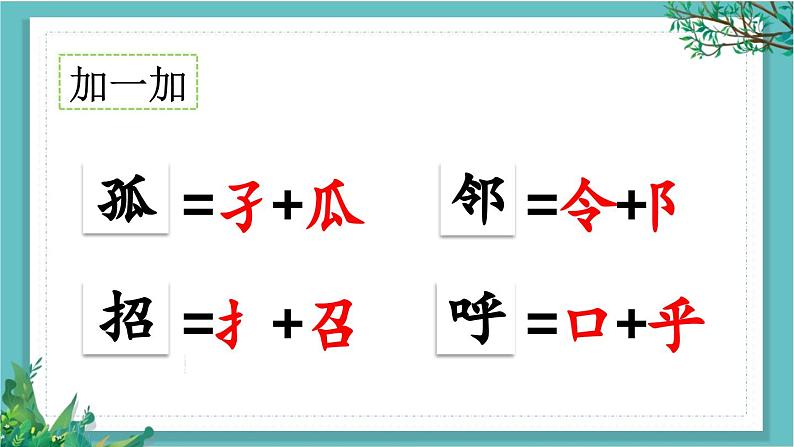 【核心素养】部编版小学语文一年级下册5 树和喜鹊-课件第8页