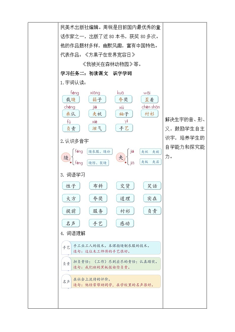 【备课无忧】统编版三下-25. 慢性子裁缝和急性子顾客 第1课时（教学设计含反思）第2页