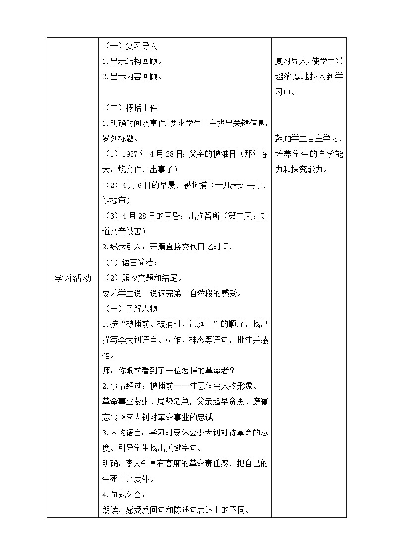 【备课无忧】统编版六下-11. 十六年前的回忆 第2课时（教案含反思）第2页
