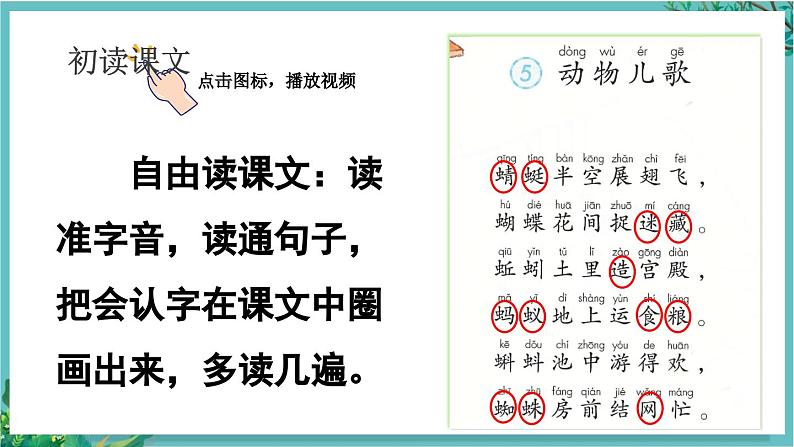 【核心素养】部编版小学语文一年级下册识字5 动物儿歌-课件第4页