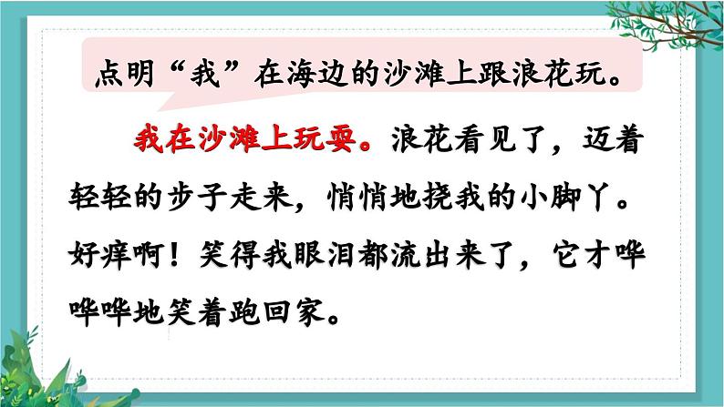 【核心素养】部编版小学语文一年级下册11浪花-课件第6页