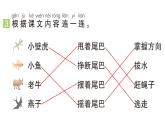 小学语文新部编版一年级下册第八单元20 小壁虎借尾巴（B）作业课件（2025春）