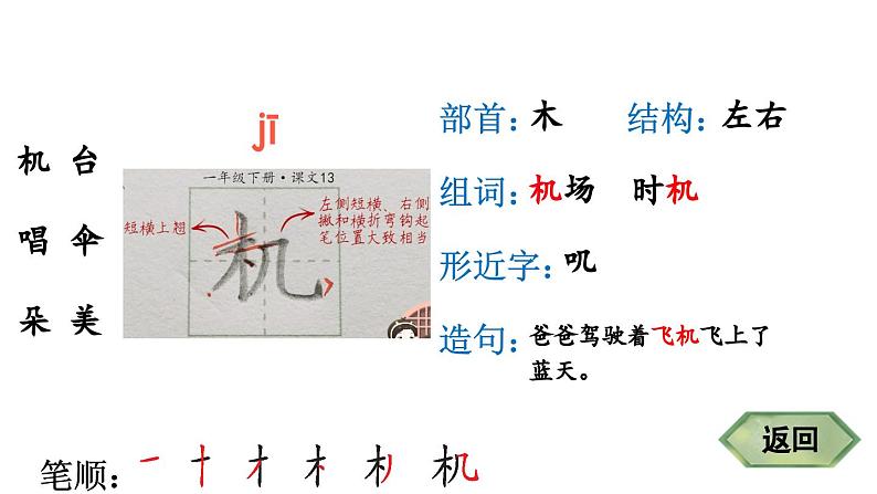 小学语文新部编版一年级下册12 荷叶圆圆 笔顺教学课件2025春第3页