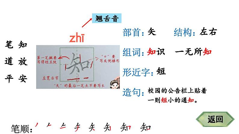 小学语文新部编版一年级下册14 文具的家 笔顺教学课件2025春第4页