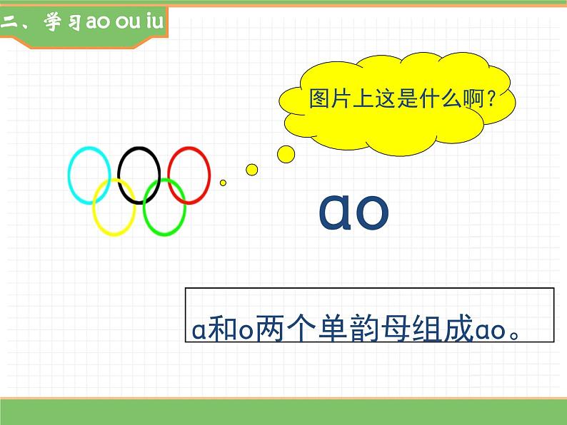 2024版小学语文一年级上册第四单元 11.ao ou iu教学课件第3页