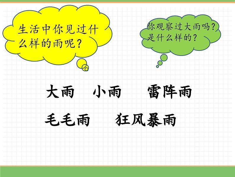 2024版小学语文一年级上册第八单元 10.雨点儿（第一课时）教学课件第3页