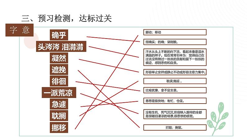 部编版小学语文6下第3单元大单元学习单元预习课第8页