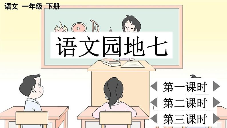 小学语文新部编版一年级下册第七单元语文园地七教学课件2025春第1页