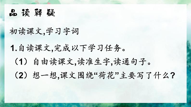 部编版2025三年级语文下册3.荷花 课件第3页