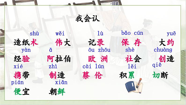 部编版2025三年级语文下册10 纸的发明 课件第5页