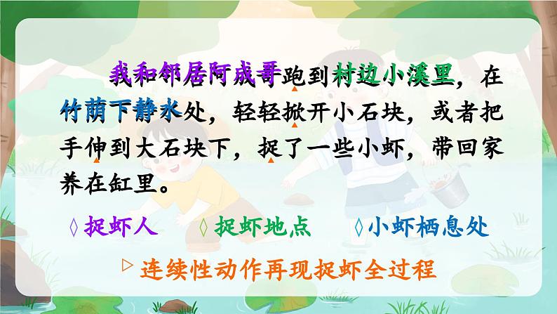 部编版2025三年级语文下册15 小虾 课件第8页