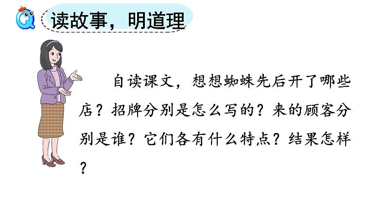 部编版小学语文二下第七单元大单元《蜘蛛开店》教学设计课件第7页