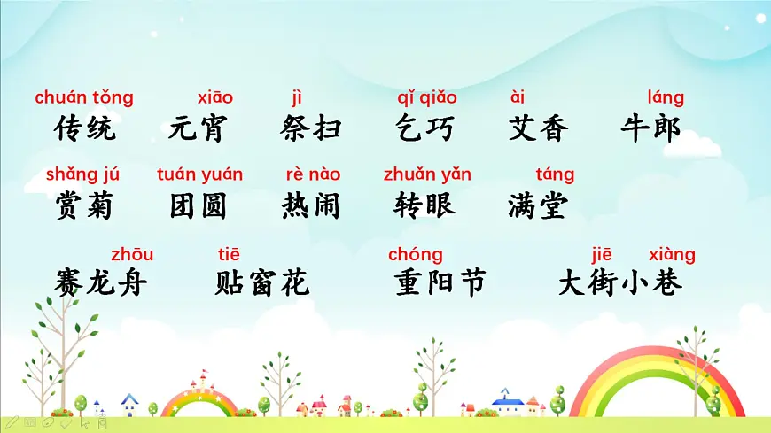 统编版小学语文二年级下册 识字 2《传统节日》教学课件 ）第4页