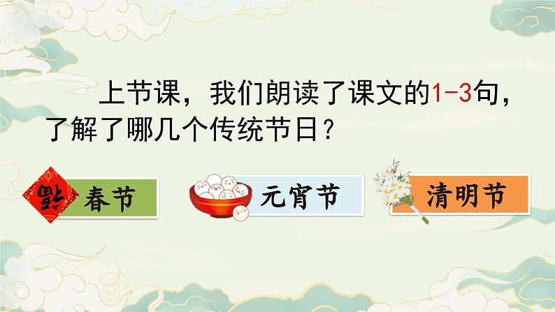 统编版小学语文二年级下册 识字 2《传统节日》课件（第二课时）第2页