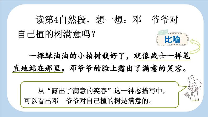 统编版小学语文二年级下册 课文1《邓 爷爷植树》新课标课件（第二课时）第6页