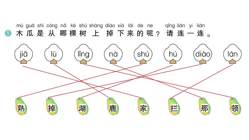 小学语文新部编版一年级下册第八单元19 咕咚作业课件（2025春）第2页