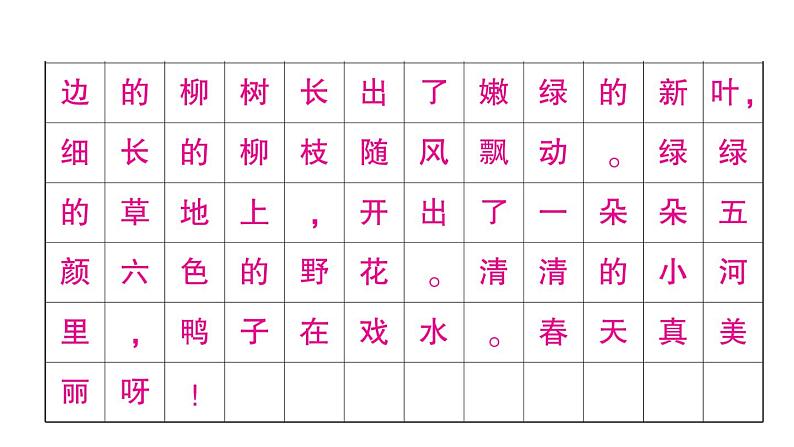 小学语文新部编版一年级下册期末复习第8天 看图写话作业课件（2025春）第5页