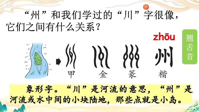 统编版小学语文二年级下册 识字《神州谣》课件（第一课时）第4页