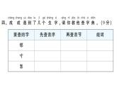 小学语文新部编版一年级下册第三单元综合训练课件（2025春）