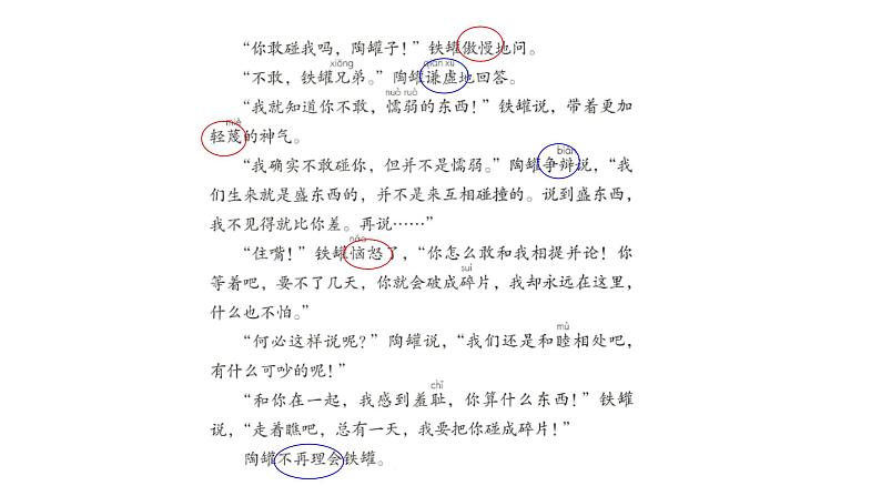 部编版小学语文三下第二单元大单元《任务二：关联思考《陶罐与铁罐》》教学设计课件第8页