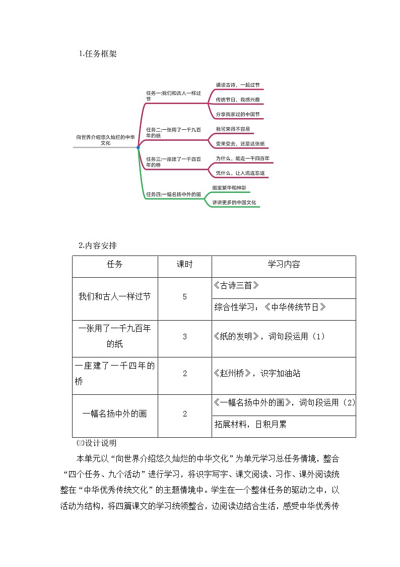 部编版小学语文三下第三单元大单元任务群教学设计第3页