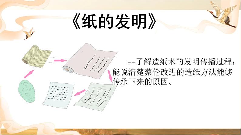 部编版小学语文三下第三单元大单元【任务1：《纸的发明》】教学设计课件第2页