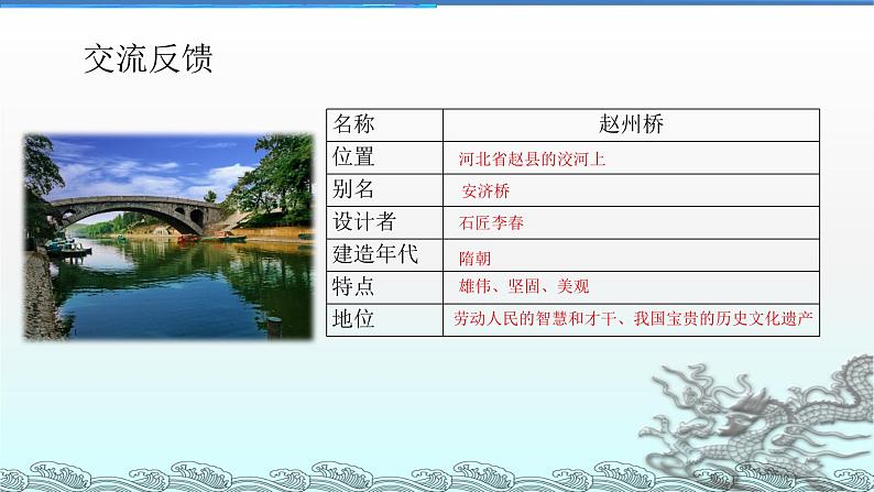 部编版小学语文三下第三单元大单元【任务1：《赵州桥》】教学设计课件第6页