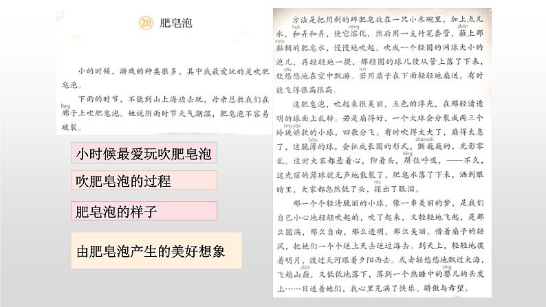 部编版小学语文三下第六单元大单元【任务1：《肥皂泡》】教学设计课件第5页