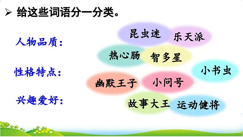 部编版2025三年级语文下册习作 身边那些有特点的人 课件第4页