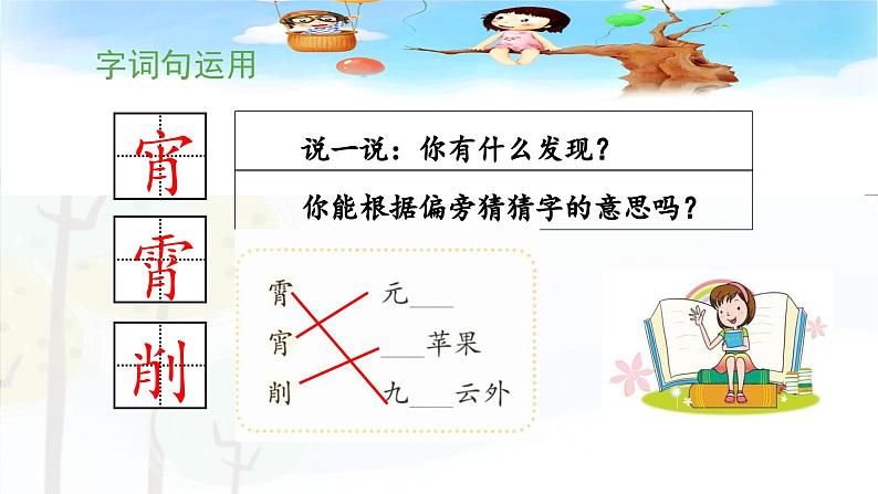 统编版小学语文二年级下册 识字《语文园地三》 课件（第二课时）第3页