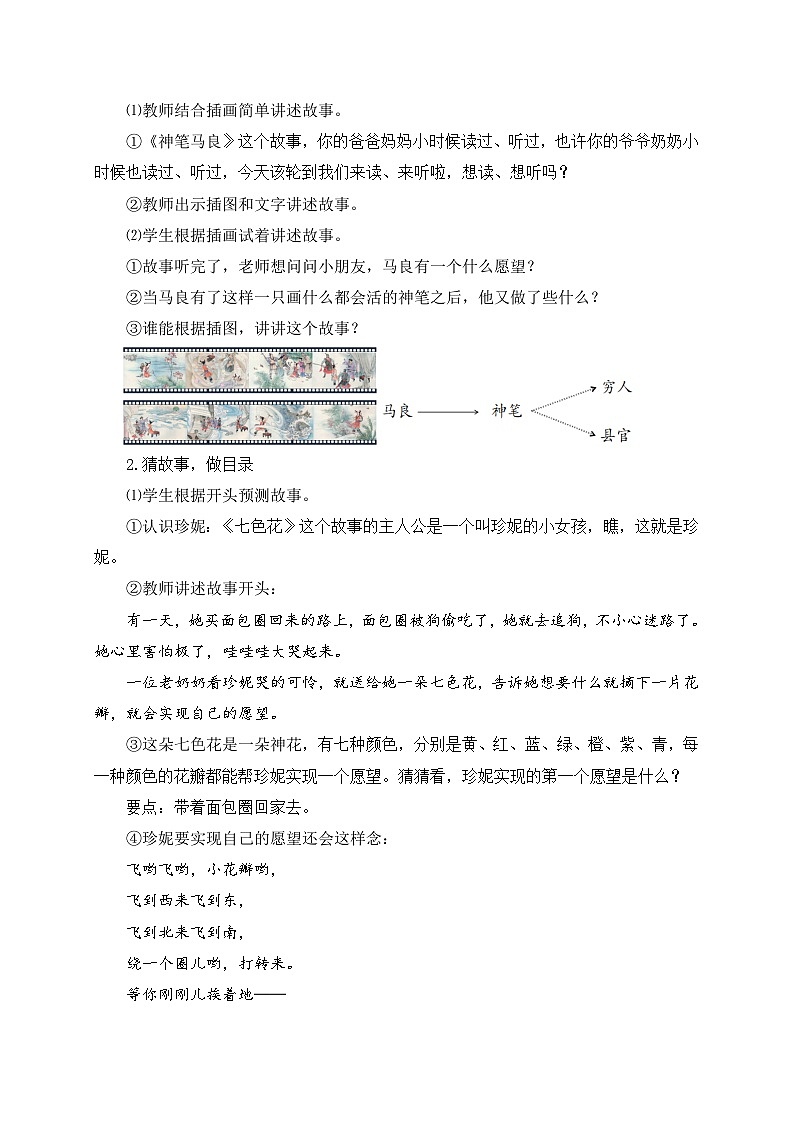 统编版小学语文二年级下册 课文1《快乐读书吧：读读儿童故事》学习任务群教学设计第2页