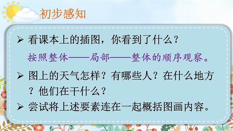 部编版2025三年级语文下册习作：看图画，写一写 课件第4页