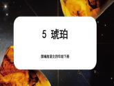 【核心素養(yǎng)-任務(wù)型】部編版語(yǔ)文四年級(jí)下冊(cè) 5《琥珀》課件+教案+音視頻素材