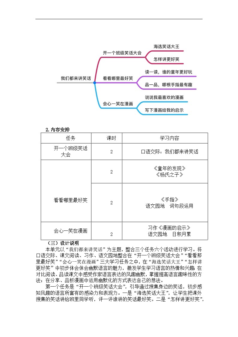 部编版小学语文五下第八单元大单元任务群教学设计第3页