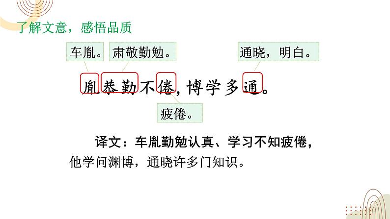 四下第六单元大单元【任务一：《18.文言文二则》】】教学设计课件第7页