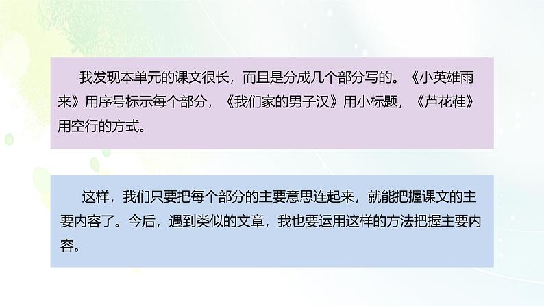 四下第六单元大单元【任务三：（活动1）】教学设计课件第3页