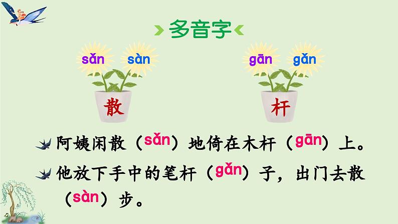 统编版小学语文三年级下册 第一单元 2《燕子》教学课件1（第一课时）第5页