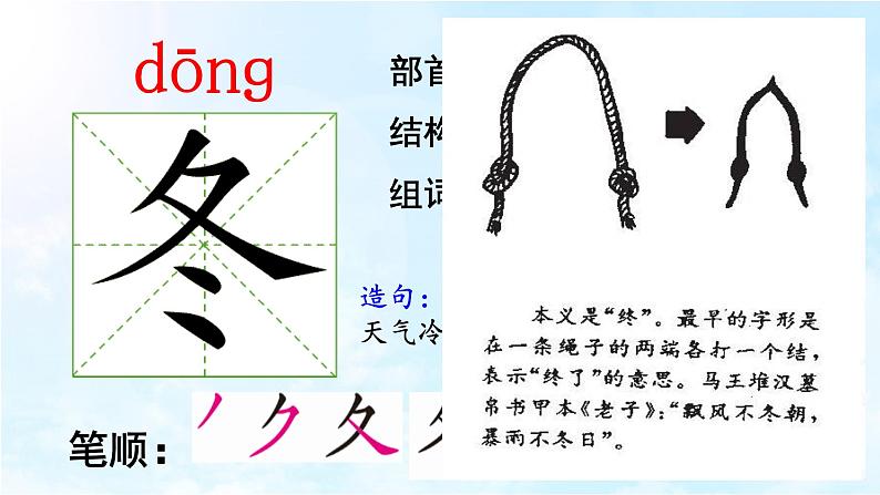 部编版一年级下识字1《春夏秋冬》（第一课时）公共课课件第4页