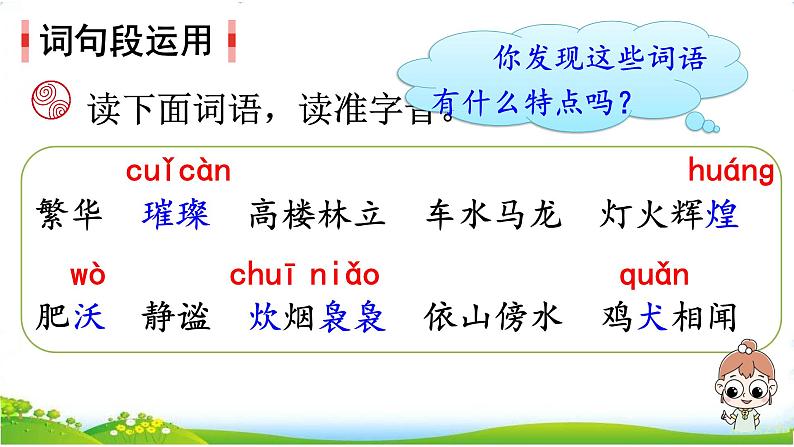 部编版新课标核心素养四年级下册第一单元《语文园地一》精品课课件第6页