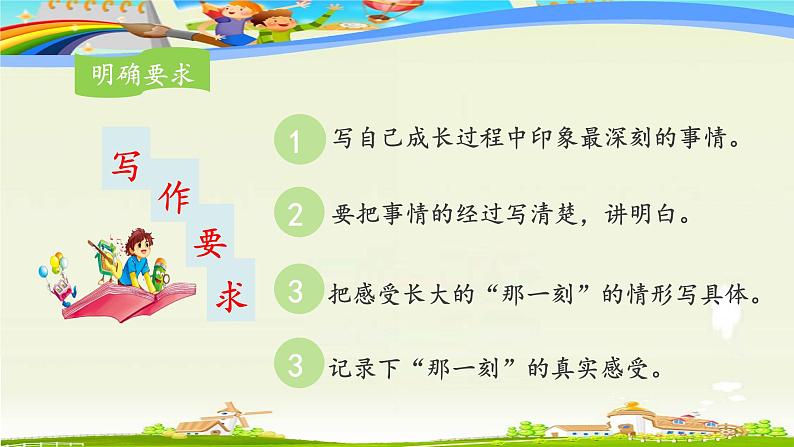 统编版小学语文五年级下册 第一单元《习作：那一刻，我长大了》课件第5页