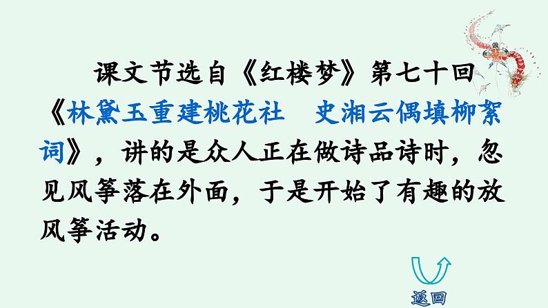 统编版小学语文五年级下册第二单元 8《红楼春趣》课件第5页