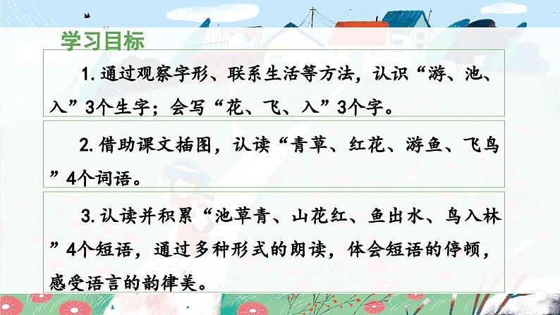 统编版小学语文一年级下册 识字（一） 1《春夏秋冬》 课件（第二课时）第3页